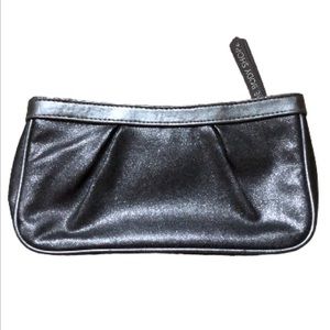 Metallic Grey Cosmetics Pouch